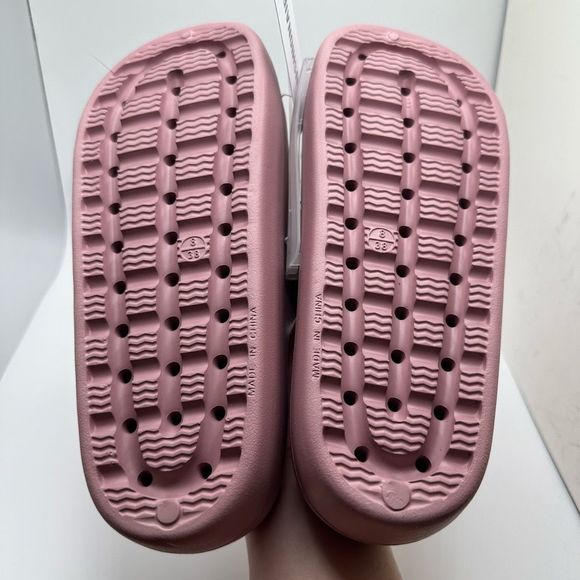 CUSHIONAIRE Women's Harrison platform slide sandal with +Comfort 8 BLUSH - Picture 5 of 5